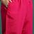 Plus Size Pink Embroidered Straight Kurta Trousers With Dupatta Set