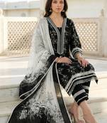 Women Floral Actual Embroidery Regular Thread Work Pure Cotton Kurta Set