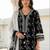Women Floral Actual Embroidery Regular Thread Work Pure Cotton Kurta Set