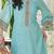 Women Floral Yoke Design Regular Thread Work Linen Kurta with Trousers & With Dupatta