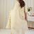 Embroidered Notch Neck Thread Work Pure Cotton Kurta With Trousers & Dupatta