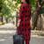 Women Printed Regular Kurta with Trousers