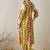 Floral Printed Mandarin Collar Pure Cotton Kurta with Trousers