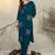Women Printed Regular Thread Work Pure Cotton Kurta with Trousers