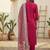 Women Floral Printed Regular Beads and Stones Pure Cotton Kurta with Trousers & With Dupatta