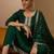 Ethnic Motifs Embroidered Straight Thread Work Kurta With Trousers & Dupatta