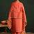 Ethnic Motifs Embroidered Gotta Patti Straight Kurta With Trousers & Dupatta