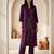 Women Floral Embroidered Regular Thread Work Kurta with Trousers