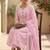 Women Floral Embroidered Panelled Thread Work Pure Cotton Kurta with Trousers & With Dupatta