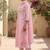 Women Floral Embroidered Panelled Thread Work Pure Cotton Kurta with Trousers & With Dupatta