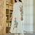 Floral Embroidered Mandarin Collar A Line Pure Cotton Kurta Wwith Trousers