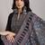 Ethnic Motifs Embroidered Mirror Work Pure Cotton Kurta With Trousers & Dupatta