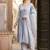 Women Ethnic Motifs Printed Tiered Pure Cotton Kurta with Trousers & With Dupatta