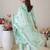 Women Floral Embroidered Thread Work Linen Kurta with Trousers & With Dupatta