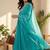 Women Floral Embroidered Pleated Thread Work Pure Cotton Kurta with Trousers & With Dupatta