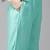 Women Sea Green & Golden Embroidered Kurta with Trousers & Dupatta