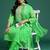 Plus Size Printed Regular Thread Work Kurta with Trousers & With Dupatta