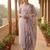 Women Thread Work Straight Kurta with Trouser & Printed Dupatta