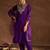 Ethnic Motifs Embroidered Sequinned Straight Kurta With Trousers & Dupatta