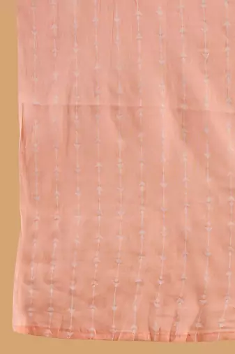Floral Printed Straight Mirror Work Kurta with Trousers & Dupatta