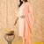 Floral Printed Straight Mirror Work Kurta with Trousers & Dupatta