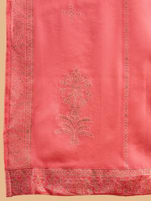 Ethnic Motifs Printed Straight Liva Kurta with Palazzos & Dupatta 3