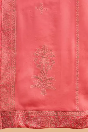 Ethnic Motifs Printed Straight Liva Kurta with Palazzos & Dupatta