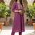 Women Floral Embroidered Panelled Thread Work Pure Cotton Kurta with Trousers