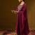Ethnic Motifs Embroidered Sequinned Straight Kurta with Trousers & With Dupatta