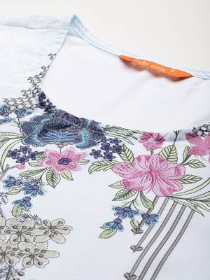 Ethnic Motifs Printed Kurta With Trousers & Dupatta 3