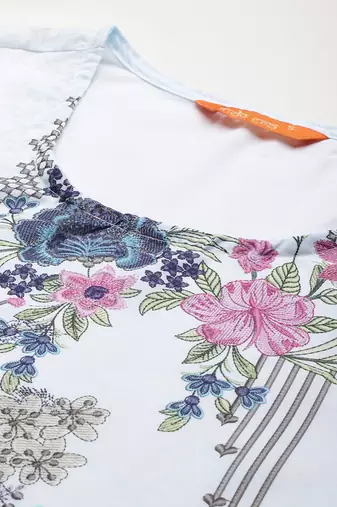 Ethnic Motifs Printed Kurta With Trousers & Dupatta