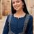 Women Ethnic Motifs Printed Empire Thread Work Pure Cotton Kurta with Trousers & With Dupatta