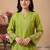 Women Ethnic Motifs Embroidered Regular Thread Work Kurta with Trousers