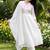 Women Floral Embroidered Empire Thread Work Pure Cotton Kurta with Trousers & With Dupatta