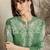 Embroidered Mandarin Collar Thread Work Pure Cotton Kurta With Trousers
