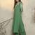 Embroidered Mandarin Collar Thread Work Pure Cotton Kurta With Trousers