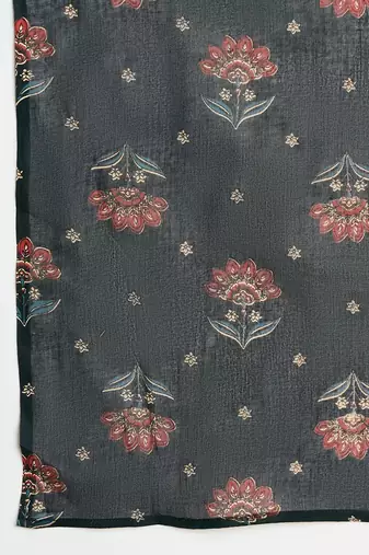 Women Floral Printed Regular Pure Cotton Kurta with Trousers & Dupatta
