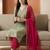 Women Ethnic Motifs Printed Regular Thread Work Pure Cotton Kurta with Trousers & With Dupatta