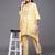 Ethnic Motifs Printed Thread Work Kaftan Kurta with Trouser