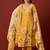 Women Floral Embroidered Cotton Kurta with Trousers & Dupatta