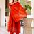 Women Ethnic Motifs Printed Tiered Mirror Work Pure Cotton Kurta with Trousers & With Dupatta