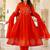 Women Ethnic Motifs Printed Tiered Mirror Work Pure Cotton Kurta with Trousers & With Dupatta