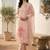 Women Floral Embroidered Regular Thread Work Kurta with Trousers & With Dupatta