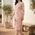 Women Floral Embroidered Regular Thread Work Kurta with Trousers & With Dupatta