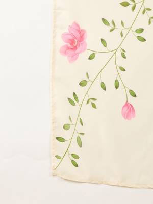 Floral Embroidered Notch Neck Straight Kurta with Trousers & Dupatta 5