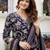 Women Floral Printed Angrakha Pure Cotton Kurta with Trousers & With Dupatta