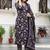 Women Floral Printed Angrakha Pure Cotton Kurta with Trousers & With Dupatta