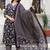 Women Floral Printed Angrakha Pure Cotton Kurta with Trousers & With Dupatta