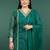 Plus Size Bandhani Printed Regular Kurta with Trousers & With Dupatta