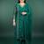 Plus Size Bandhani Printed Regular Kurta with Trousers & With Dupatta
